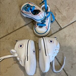 New Converse two pairs- Infant size 2 sneakers
